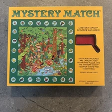 Vtg Mystery Match Jigsaw Puzzle Game New Sealed Ceaco 1996