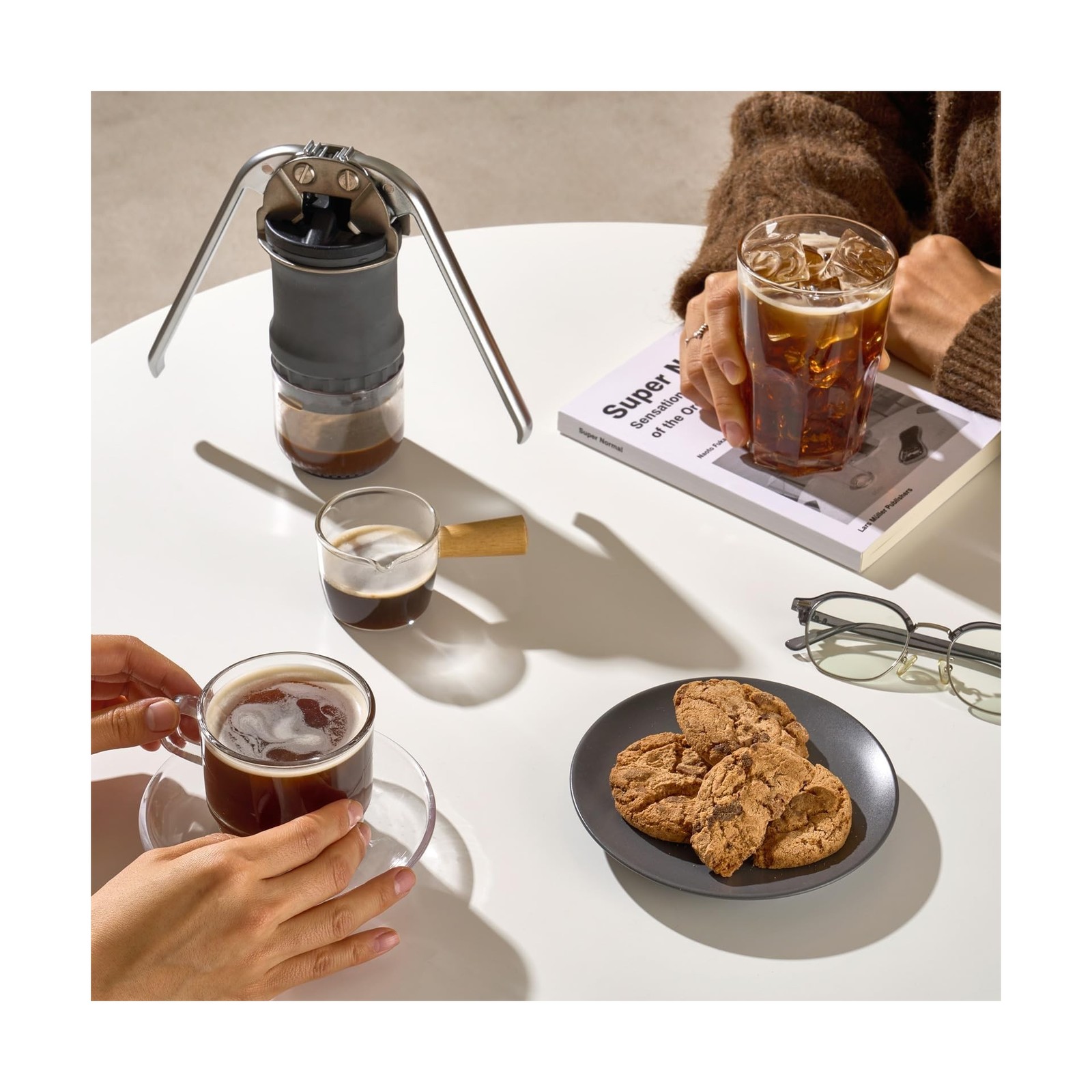 Leverpresso V4 Portable Lever Espresso Maker – Manual Espresso Machine wit