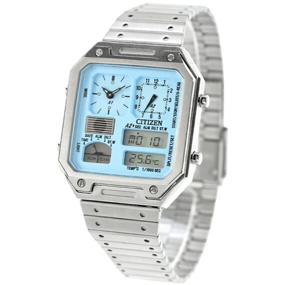 CITIZEN Record Label Playground Edition JG2120-73L Blue Dial Ana