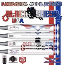 2023 Monsta Black Sheep🔥 RWB ASA/USA composite Softball, Bat M5
