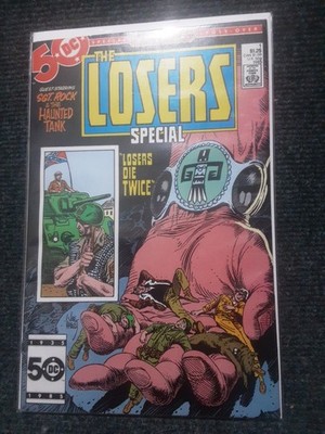 DC Special Crisis Crossover 1985 Sgt Rock Losers Haunted Tank one shot bagged