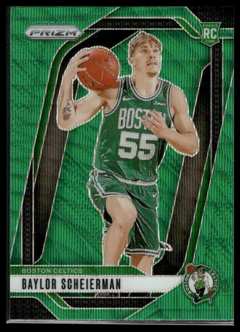 2024-25 Panini Prizm Baylor Scheierman #236 Green Wave RC