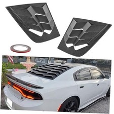 Side Window Louvers Air Vent Scoop Shades Cover Blinds ABS Fit for Dodge