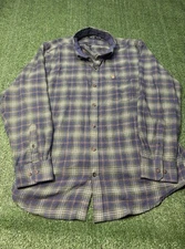 IZOD-Mens Long Sleeve Button Down Flannel Shirt XXL
