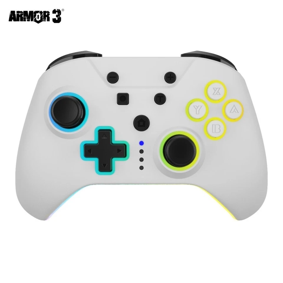 Armor3 "NuRival" Wireless Hall Effect Stick Game Controller – Brand New - White - Image 3 of 4