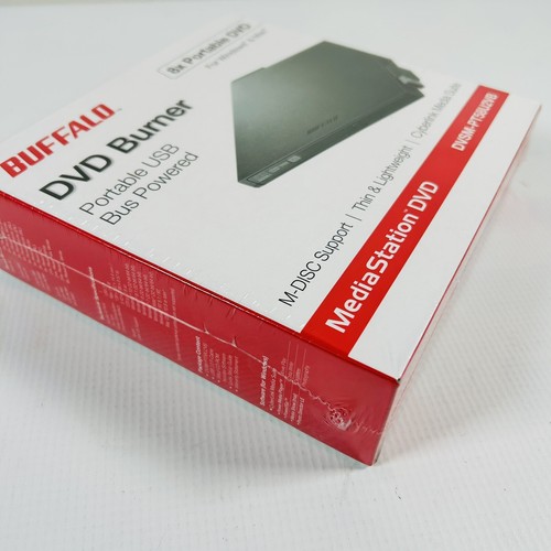 BUFFALO MediaStation DVSM-PT58U2VB Portable DVD Writer - Disk drive - 第 2/6 張圖片