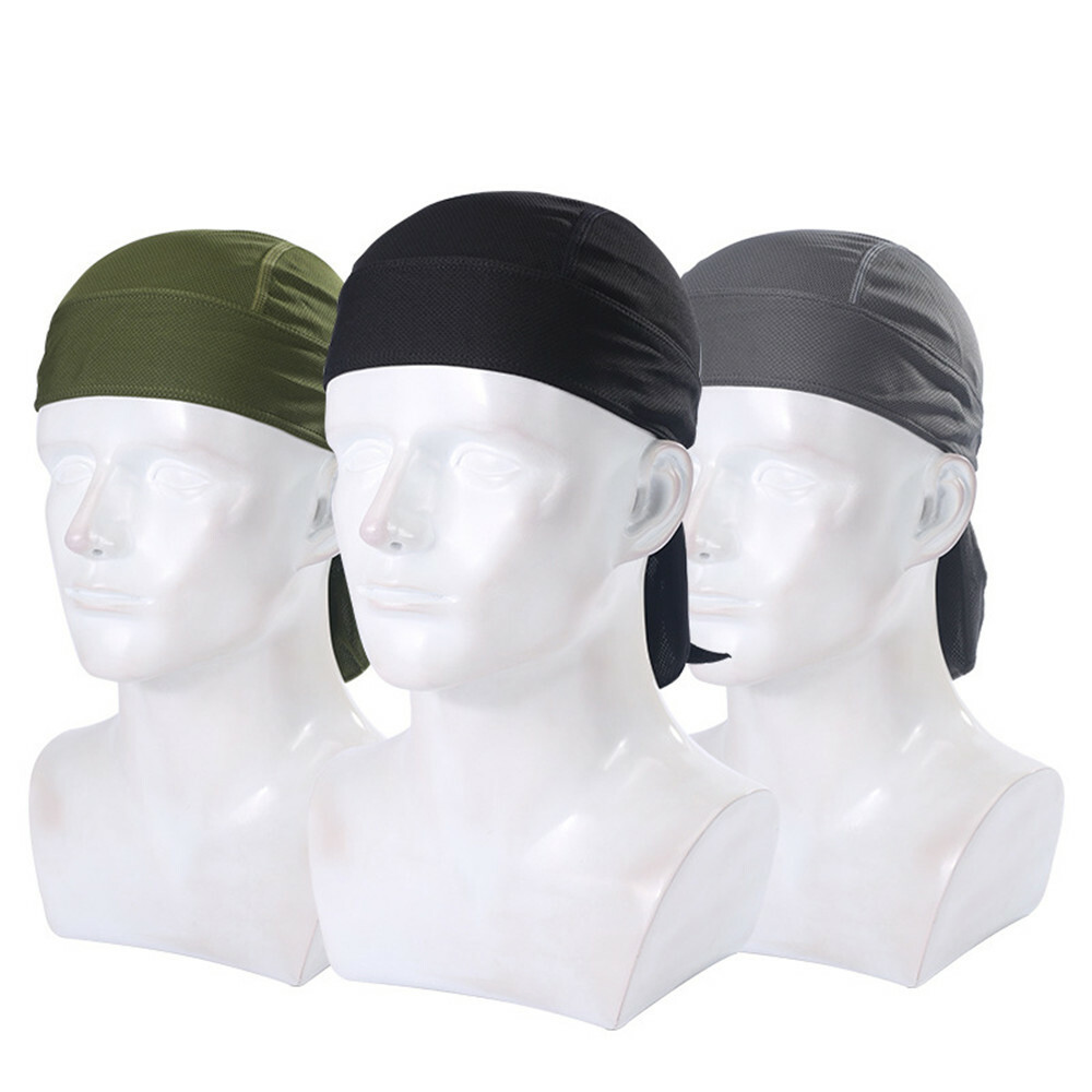 Cycling Cap Dew Rag Doo Rag Du Rag Sweat Wicking Beanie Skull Cap for Men  Women | eBay