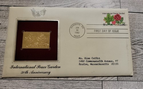 INTERNATIONAL PEACE GARDEN 50TH ANNIVERSARY 1982 GR57