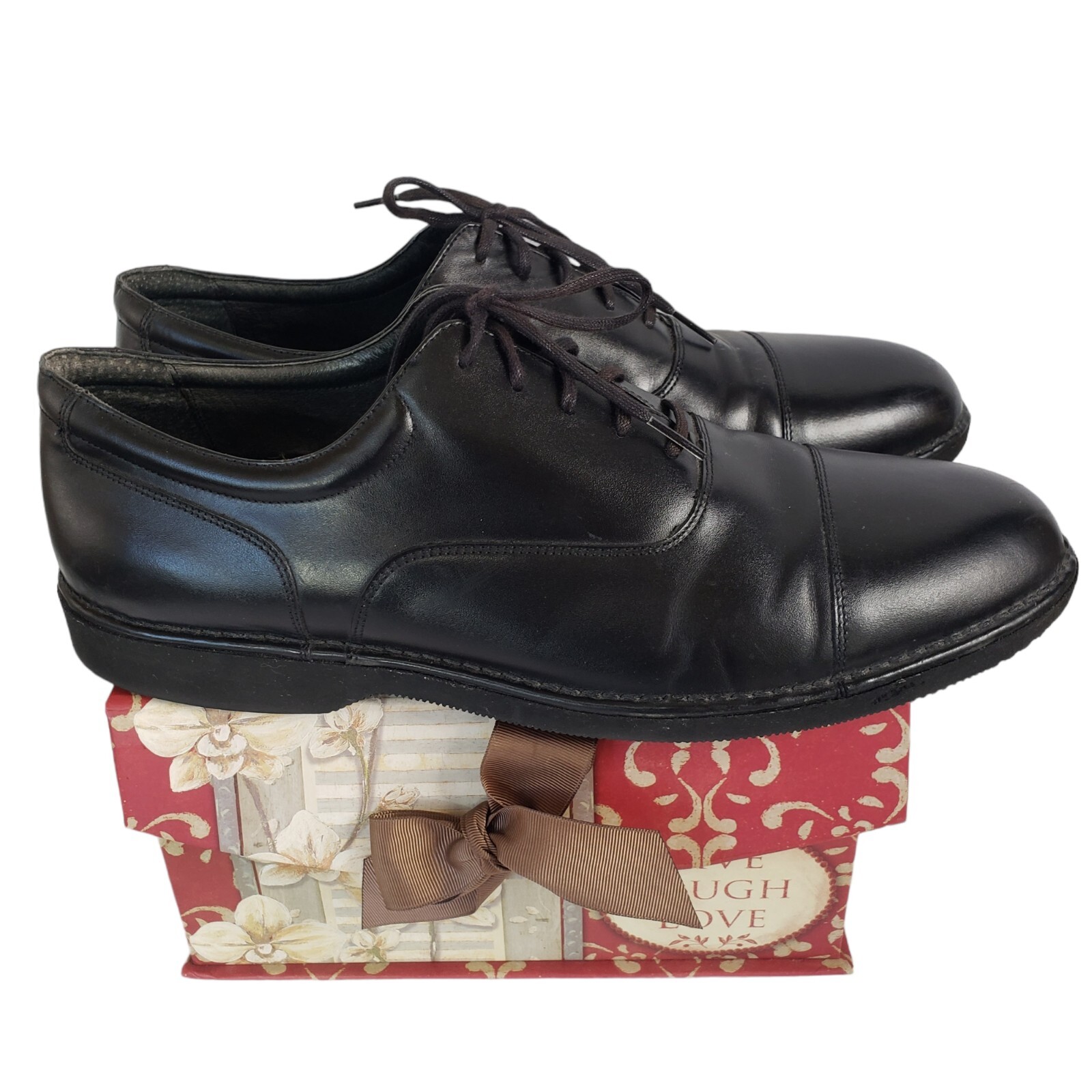 SAOLA Rockport Weaton scarpa da uomo 13 Med leggera punta piatta pelle APM71431 comfort