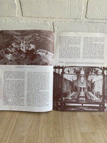 Hearst Castle San Simeon Monument Brochure, 1960s Vintage Collectible - Picture 4 of 6