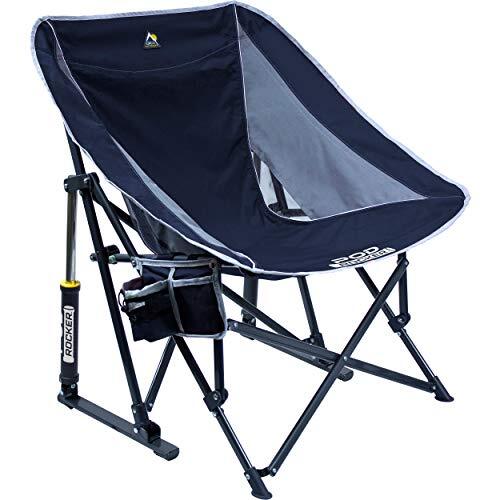 GCI Outdoor Rocker Camping Chair Indigo Blue Pod Rocker