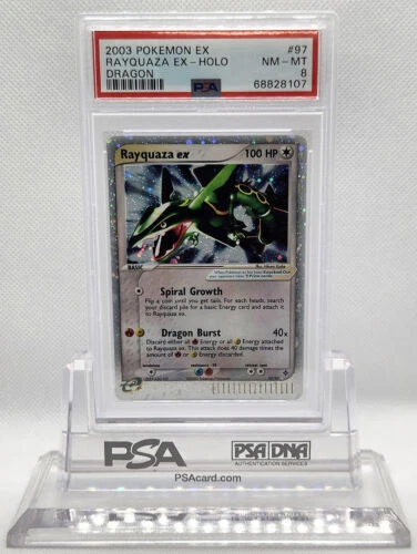 Rayquaza Pokémon TCG EX Dragon Individual Collectible Card Game Cards