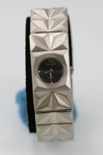 Charles Delon Women Watch Silver Stainless Steel Water Res Battery Black Quartz