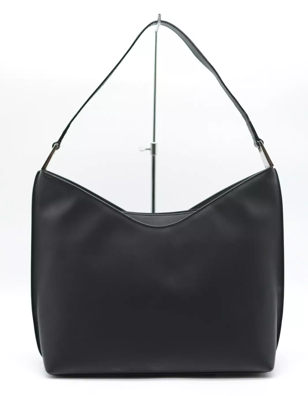 Sac à main GUCCI PVC noir hobo mat silencieux luxe authentique