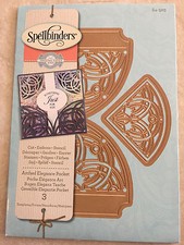 New SPELLBINDERS Designers Series Dies ARCHED ELEGANCE POCKET 3 DIES S4-503