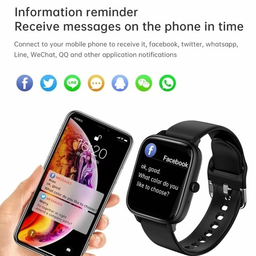 Reloj De Hombre Mujer Uni Relojes Con Oximetro Whatsapp GPS Deportivo  Digital | eBay