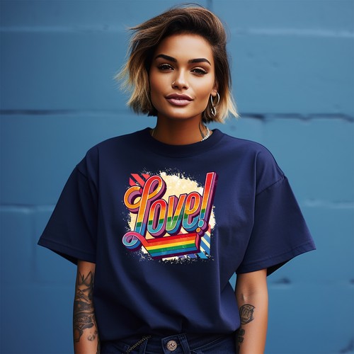 Camiseta Pride_76 Love - ¡Difunde amor con esta divertida camiseta! Diseño Unisex, Divertido T- - Imagen 8 de 46