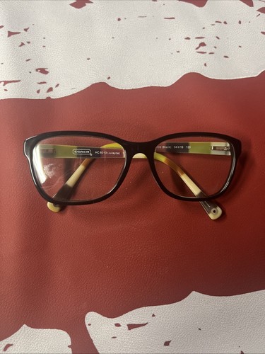 Coach Eyeglasses Black HC 6013 Julayne 5002 FRAMES ONLY 54 [] 16 135 Flex Hinges - Picture 1 of 6