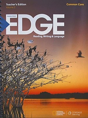 EDGE, LEVEL B. READING, WRITING & LANGUAGE. COMMON CORE. *Excellent Condition*