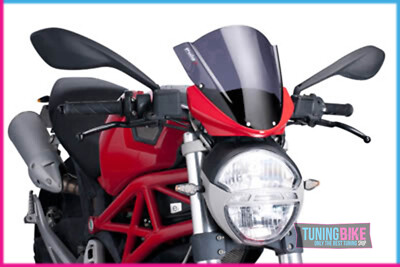 PUIG TOURING SCREEN DUCATI MONSTER 696 2010 DARK SMOKE