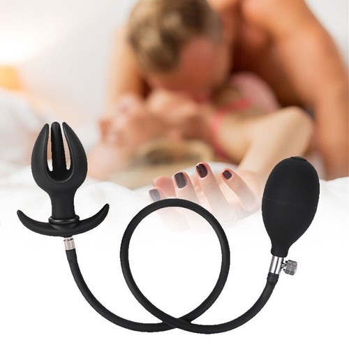 Extra-Large-Inflatable-Male-Prostate-Anal-Butt-Plug-Dildo-Huge-Men-Women-Sex-Toy - Picture 3 of 11