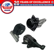 Fits 2010-2016 Cadillac SRX 3.0L 3.6L AWD AUTO Transmission Mount Set 3pc