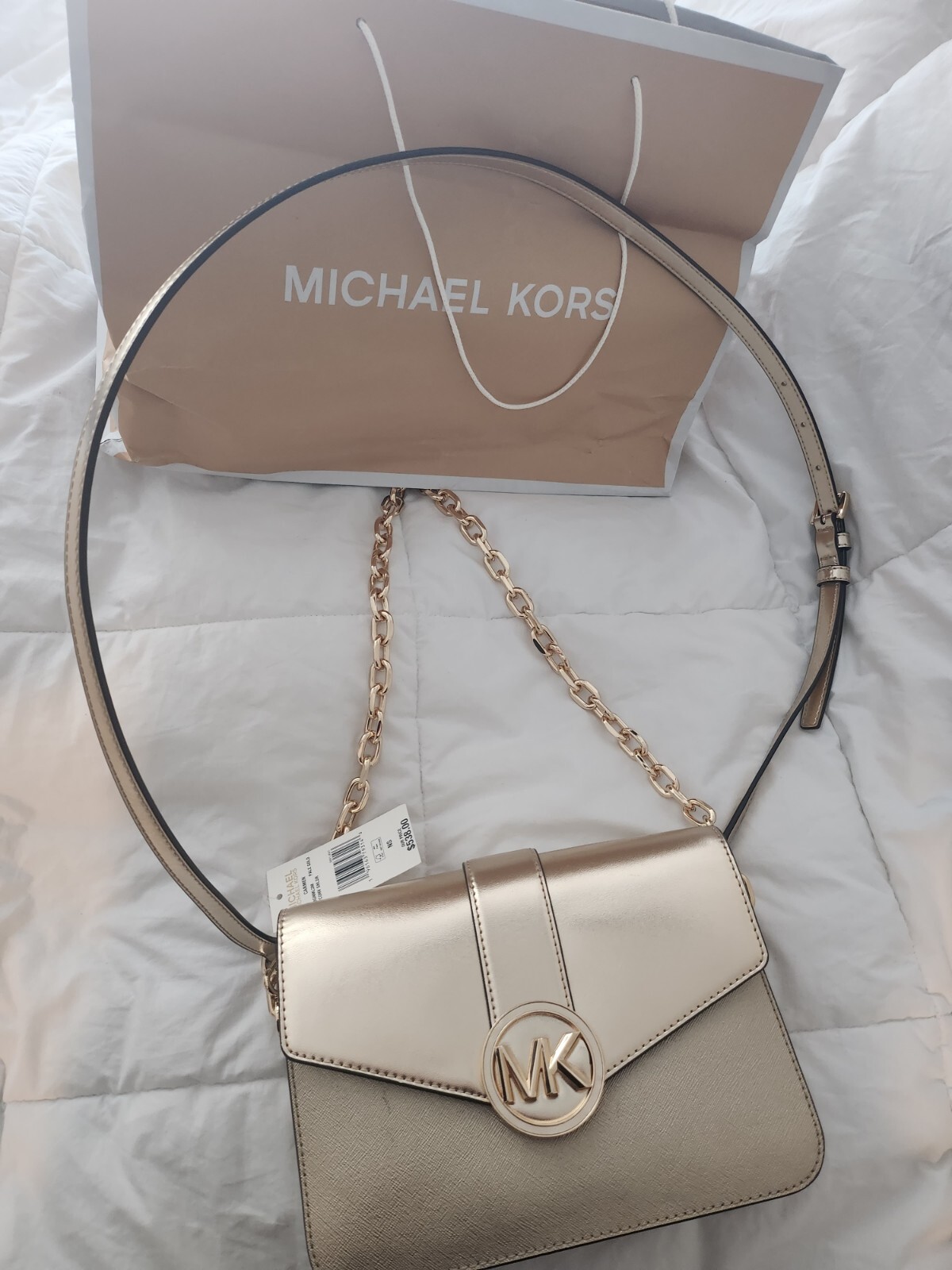 Michael Kors Women Carmen Shoulder Bag Handag Satchel Purse Messenger