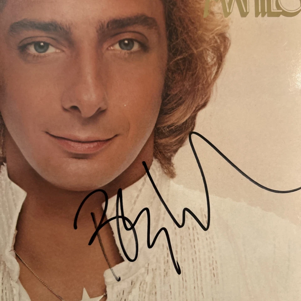 Signed BARRY MANILOW - The VERY Best Of Vinyl LP 1979. Genuine autograph Foto 2 de 2