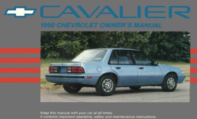 1990 Chevrolet Cavalier Owner's Manual | eBay UK