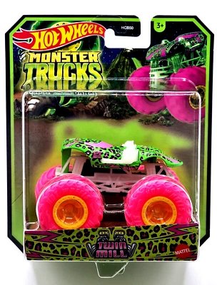 Hot Wheels Glow in the Dark Leuchtet Im Dunkeln Monster Trucks Auto Twin Mill