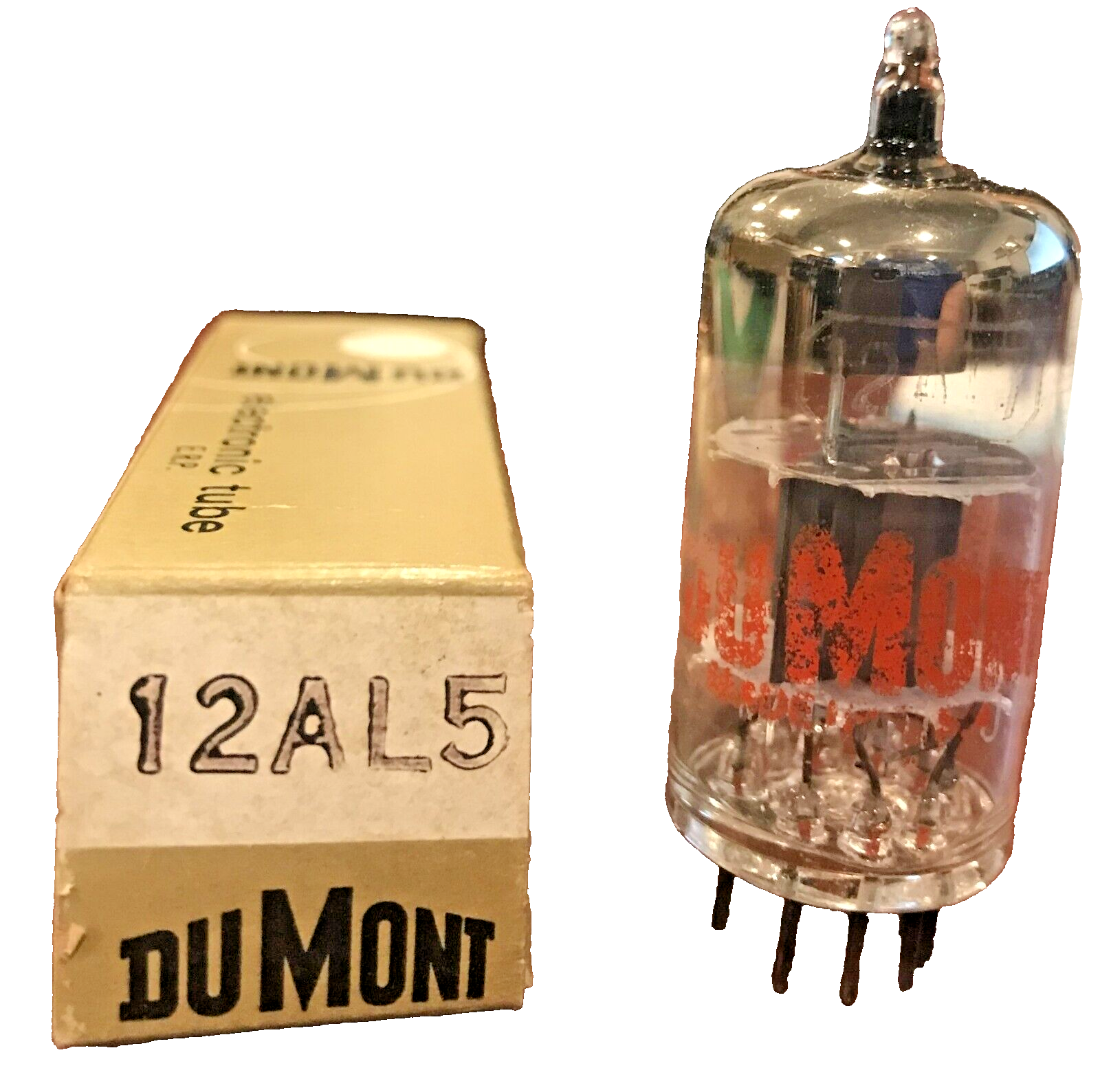 Dumont 12AL5 Vacuum Tube  - NOS/NIB - Tested GOOD on Hickok 539B