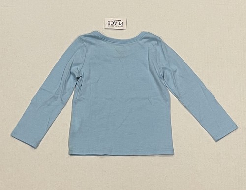 TCP Toddler Girls Lightweight Glitter Words Long Sleeve Shirt, Blue, 2T, NWT - Bild 3 von 3