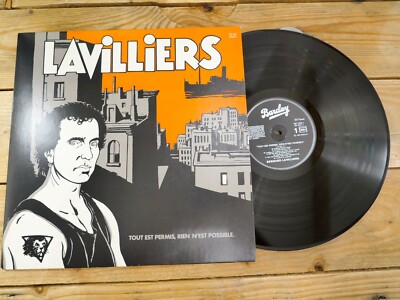 BERNARD LAVILLIERS ALLES IST ERLAUBT NICHTS 33T LP VINYL EX COVER EX ORIGINAL 1984