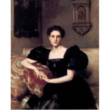 Large Oil Painting Portrait Elizabeth Handmade Art on canvas home wall decor 36"