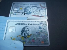 AMEX KEHINDE WILEY AND JULIE ,EHRETU DESIGNER PLATINUM CREDIT CARDS-CANCELLED