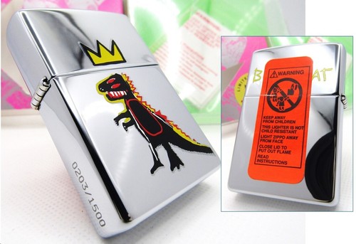 Basquiat Double Sides Limited 0203/1500 Zippo 2000 MIB Rare