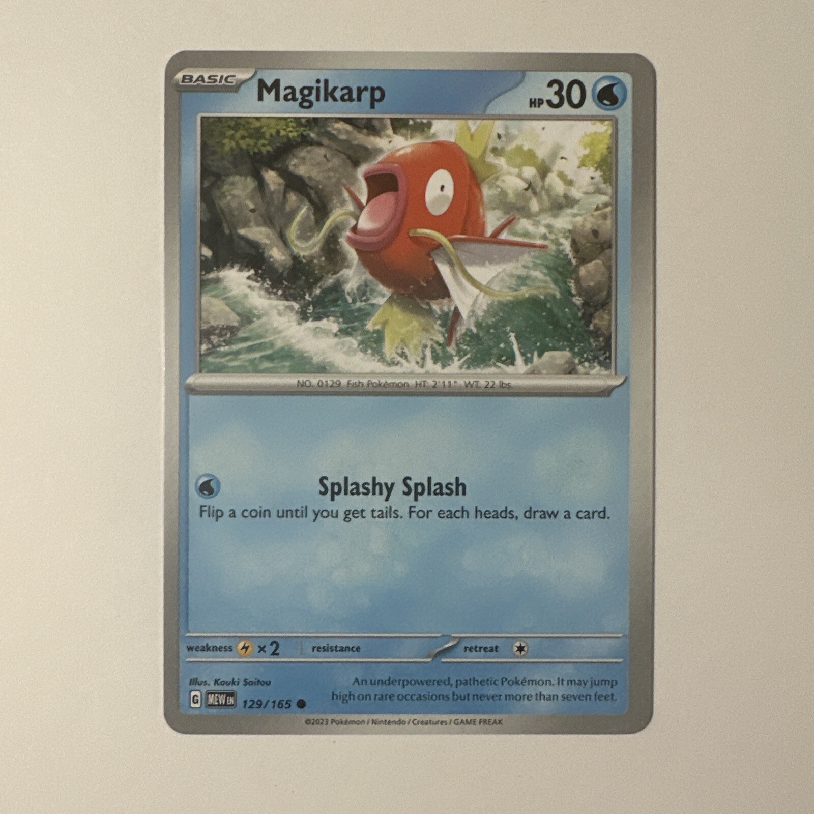 Magikarp  129/165 - Common - Pokemon Scarlet & Violet 151- NM/M