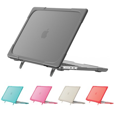 Shockproof Hard Shell Stand Case Cover for MacBook Air 15" A2941(M2 ...