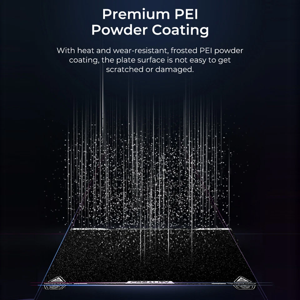 Набор сборочных пластин Creality K1 Max PEI 315*310 мм с отличным легким удалением W0A9 - Изображение 4 из 4