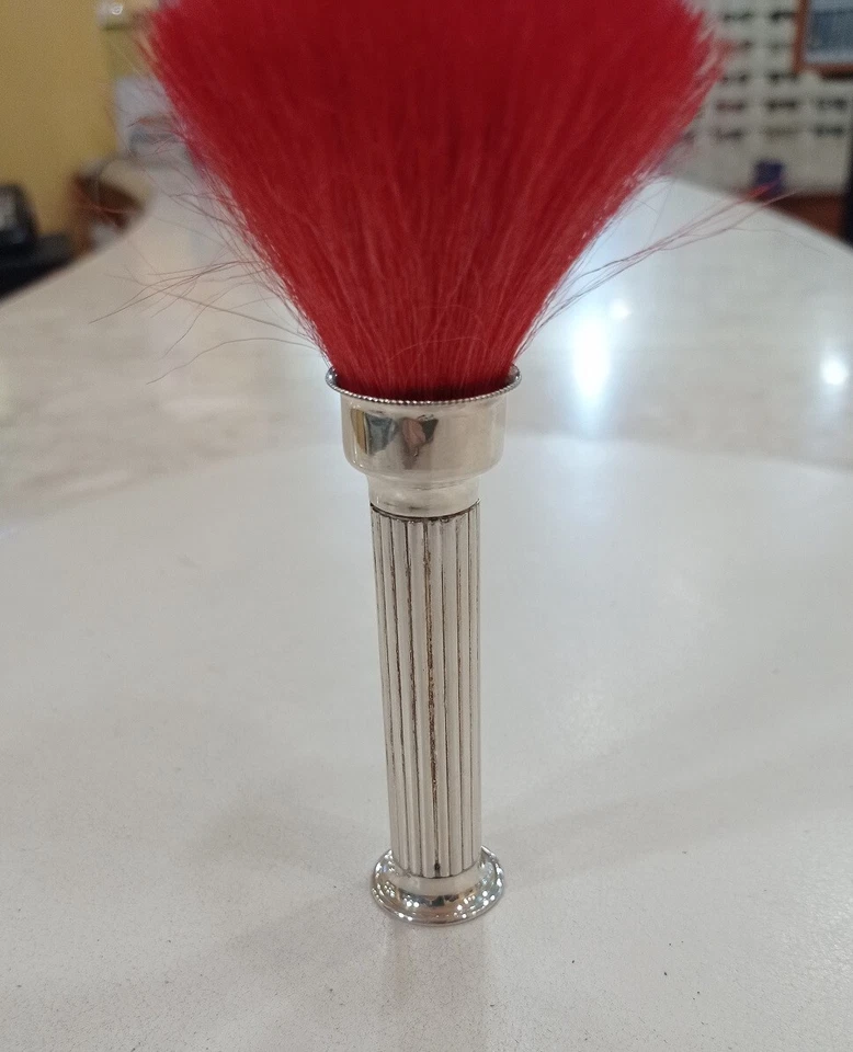 PENNELLO PER TRUCCO    argento 800 %mm   /  nuovo di negozio - Immagine 2 di 4