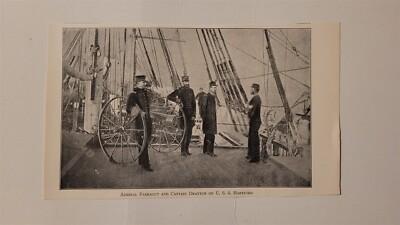 USS Hartford Admiral David Farragut Captain Percival Drayton 1912 Civil ...