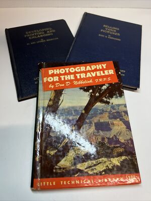Little Technical Library︱Lot of 3 Books︱Photography︱Selling Pictures︱Developing︱