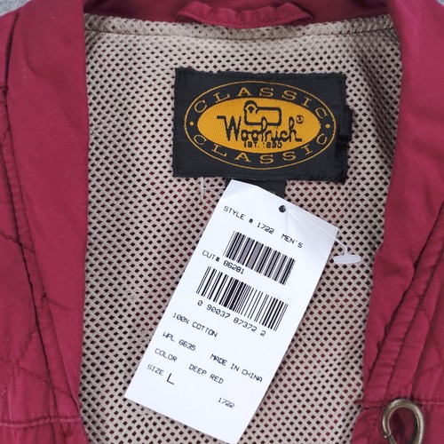 Woolrich Classic Vest Men Large Deep Red Fly Fishing Hunting Outdoors Hiking NEW - Picture 10 of 24