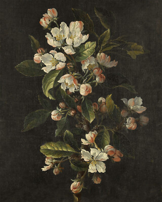 Baroque Still Life with Tulips Painting Giclee Print on Fine Art Paper