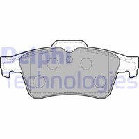 Delphi LP3303 Bremsbelagsatz, Scheibenbremse FüR Peugeot