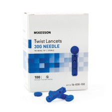100 McKesson Twist Lanzetten 30g - Blut Diabetes Blutzucker Keton Diabetiker