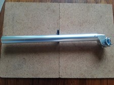 Micro adjusting 27.2 x 350 silver alloy seatpost