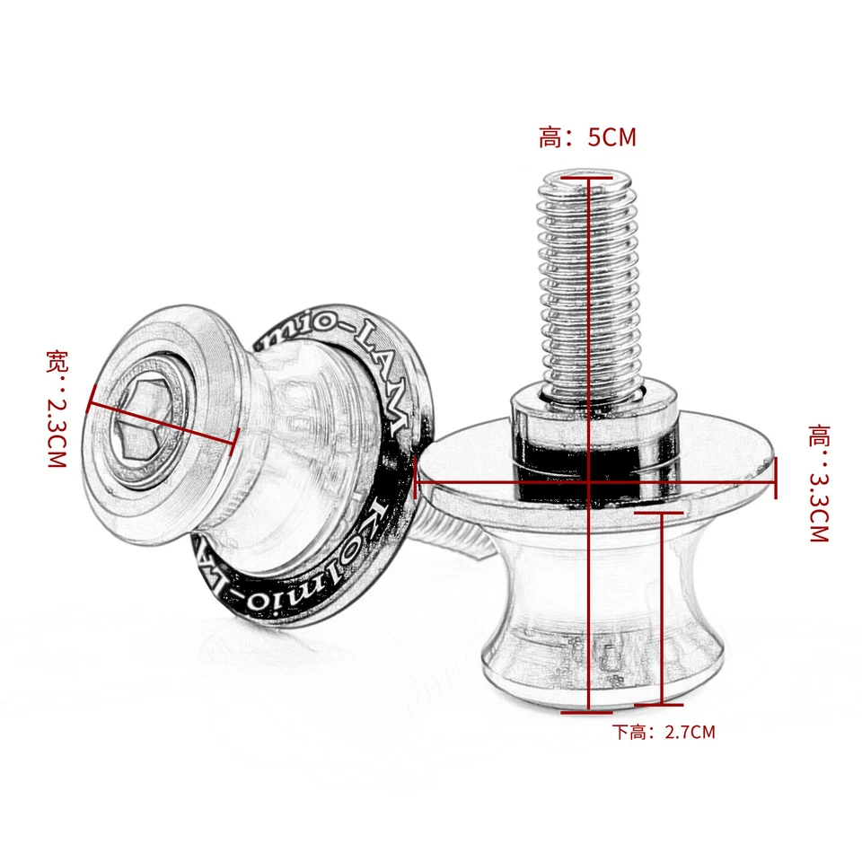 Ajuste para Kawasaki NINJA 500 Z500 SE 2024-2025 carretes basculantes tornillos de soporte deslizante Foto 2 de 3