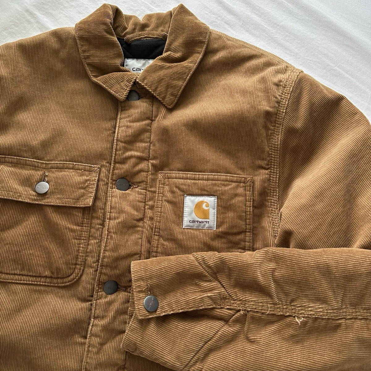 🔥Carhartt WIP Corduroy “Michigan” Chore Coat Brown/Jasper