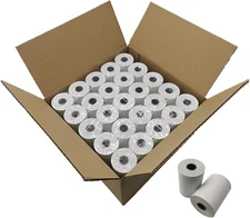(50 Rolls) 2 1/4 X 50 Thermal Paper Rolls, BPA Free Thermal Receipt Paper Rolls,